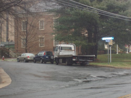 Commercial vehicles may NOT park on any residential street in Mason District.